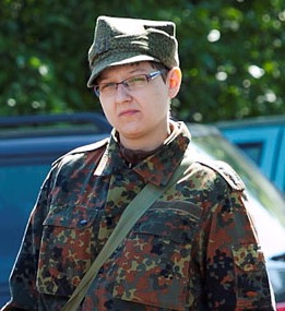 Daria Czarnecka lubi ubierać mundury wojskowe