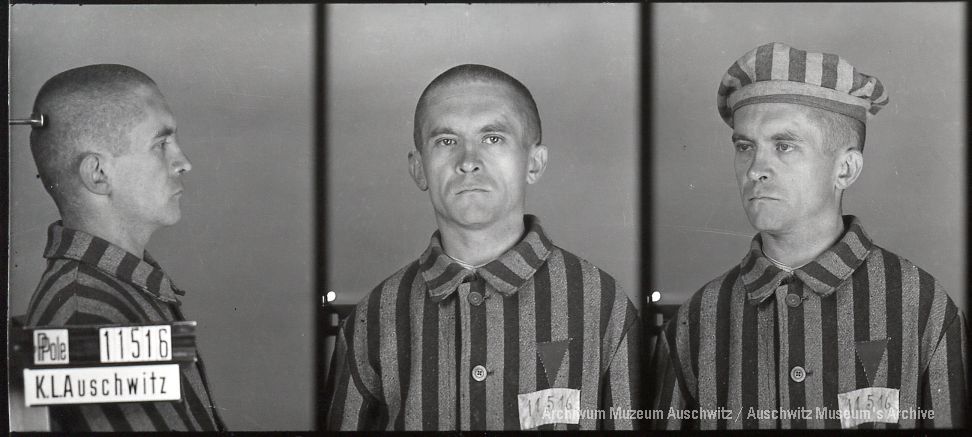 Stanisław Wąsowicz, zdjęcie wykonane przez obozowe gestapo
